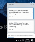 Como visualizar e excluir o histórico da área de transferência no Windows 10