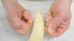 Corte 2 bananas assim! Um bolo de banana nunca foi tão fantástico