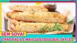 ESSE é o PÃO MAIS GOSTOSO que JÁ COMI e é MUITO FÁCIL DE FAZER! Pão Caseiro Focaccia | RM749