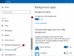 Impedir que aplicativos sejam executados em segundo plano no Windows 10