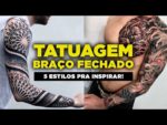 TATUAGEM BRAÇO FECHADO: 5 Estilos ANIMAIS de Tattos pra você Escolher!