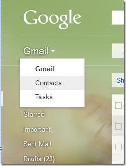 Como importar contatos do Outlook.Com para o Gmail