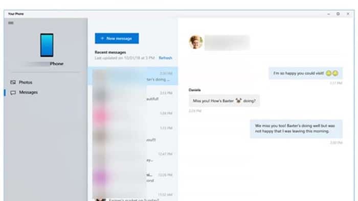 Como enviar mensagens de texto do PC com Windows 10 6 Receba e envie mensagens de texto do PC com Windows 10