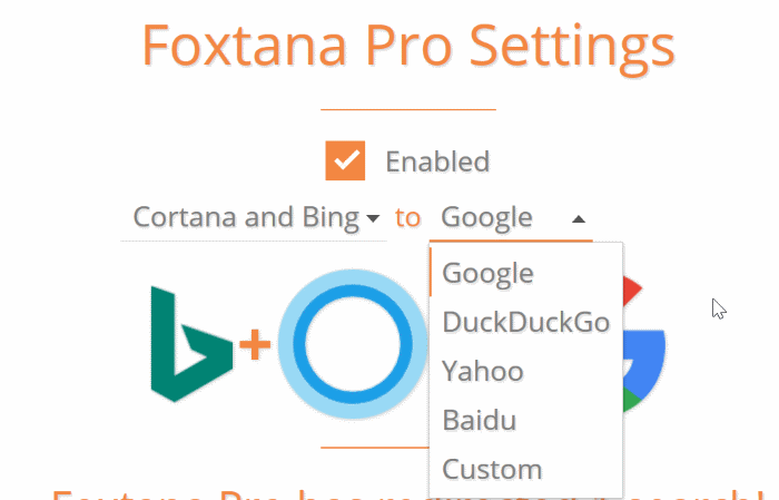 Como fazer a Cortana usar o Google em vez do Bing no Windows 10 5 Usando o Foxtana Pro para fazer a Cortana usar o Google