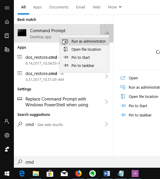 Correção: a lixeira está corrompida no Windows 10 1 Redefinir a Lixeira via Prompt de Comando