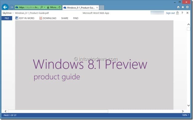 Como visualizar arquivos PDF online usando o SkyDrive 2 Como visualizar arquivos PDF online usando o SkyDrive