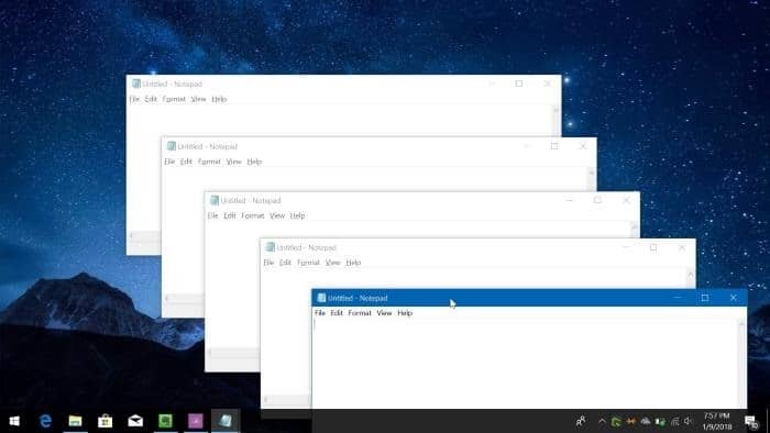 Maneira fácil de abrir várias instâncias de um programa no Windows 10
