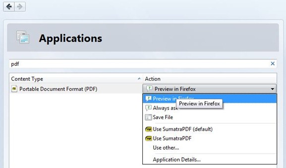 Como abrir arquivos PDF no Firefox
