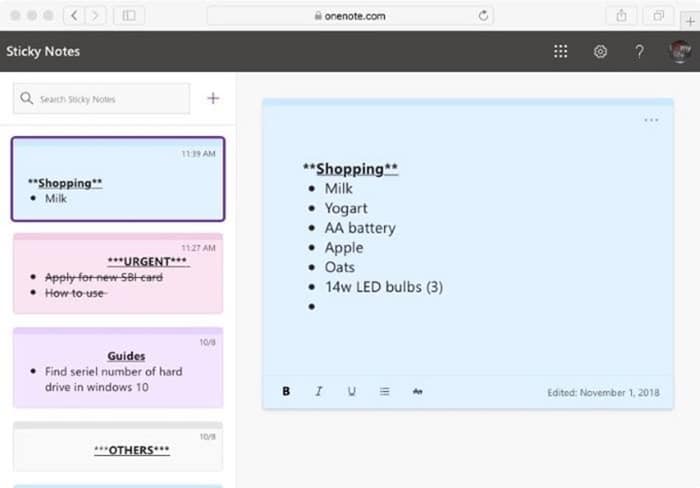Como acessar as notas autoadesivas do Windows 10 no Mac, iPhone e Android 1 Como acessar as notas autoadesivas do Windows 10 no Mac, iPhone e Android
