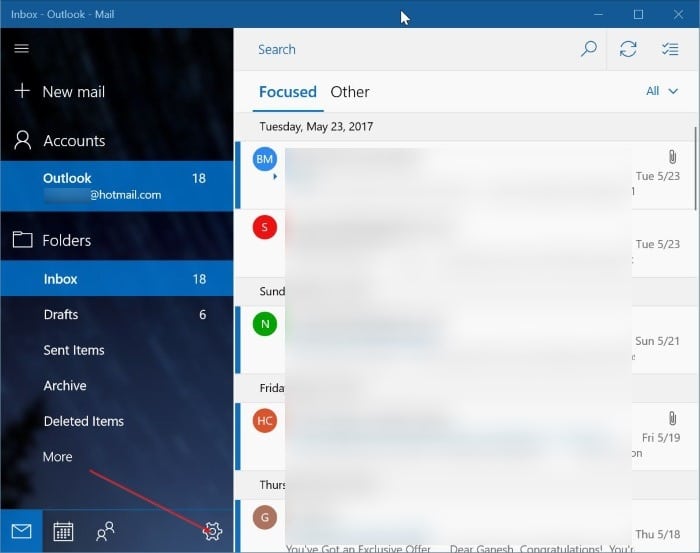 Como adicionar o Yahoo! Conta de correio para correio do Windows 10 2 Adicionar Yahoo! Correio para aplicativo de correio do Windows 10