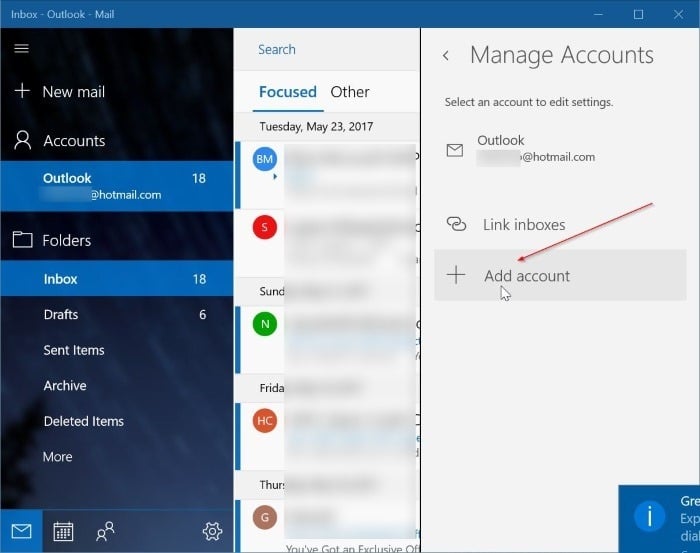 Como adicionar o Yahoo! Conta de correio para correio do Windows 10 4 Adicionar Yahoo! Correio para aplicativo de correio do Windows 10