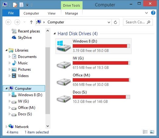 Como adicionar meu computador à tela inicial do Windows 8