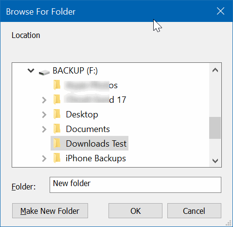 Alterar pasta de download do Chrome