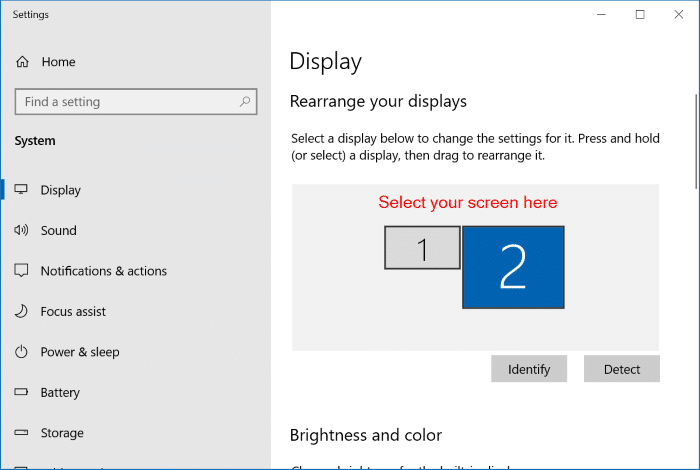 Como alterar a resolução da tela do monitor externo no Windows 10 2 Alterar a resolução da tela externa no Windows 10