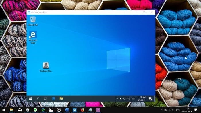 Como alterar as configurações do Windows Sandbox no Windows 10 1 Como alterar as configurações do Windows Sandbox no Windows 10
