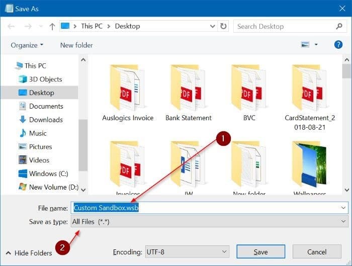 Como alterar as configurações do Windows Sandbox no Windows 10 2 Use o arquivo de configuração para controlar o Sandbox