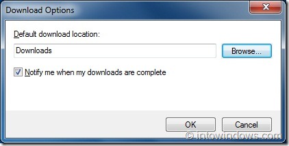 Como alterar o local de download padrão no Internet Explorer 9 4 Como alterar o local de download padrão no Internet Explorer 9