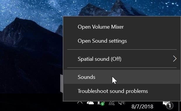 Ativar o som de inicialização do Windows 10