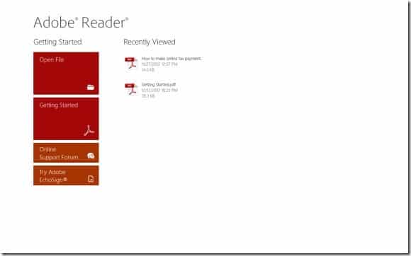 Aplicativo Adobe Reader para Windows 10/8 3 Aplicativo Adobe Reader para Windows 10/8