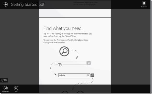Aplicativo Adobe Reader para Windows 10/8 2 Aplicativo Adobe Reader para Windows 10/8