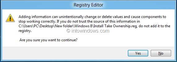 Assuma a propriedade de arquivos e pastas no Windows 8.1