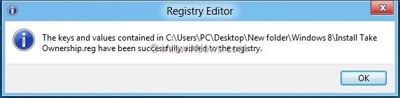 Assuma a propriedade de arquivos e pastas no Windows 8.1