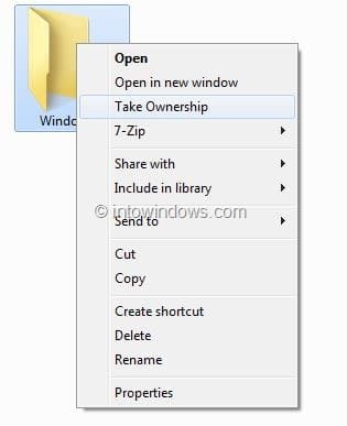 Assuma a propriedade de arquivos e pastas no Windows 8.1