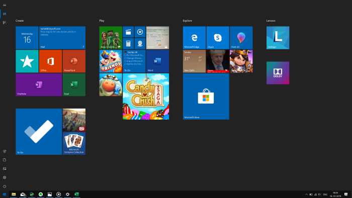 Como ativar a tela inicial no Windows 10