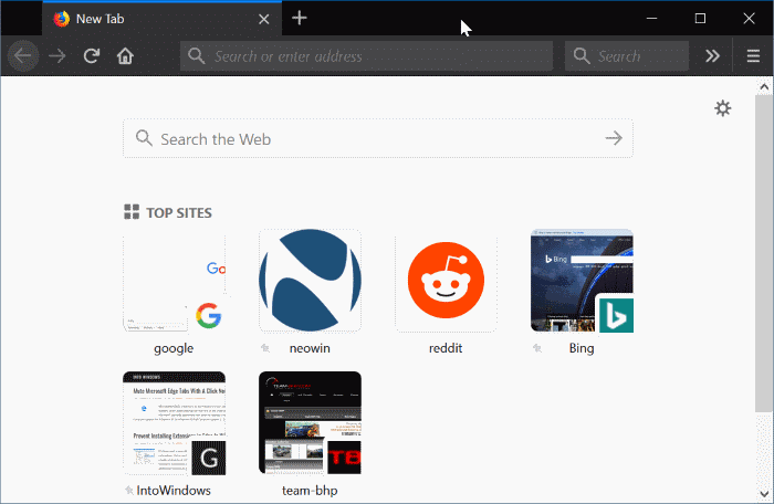 Como ativar o tema escuro no navegador Firefox