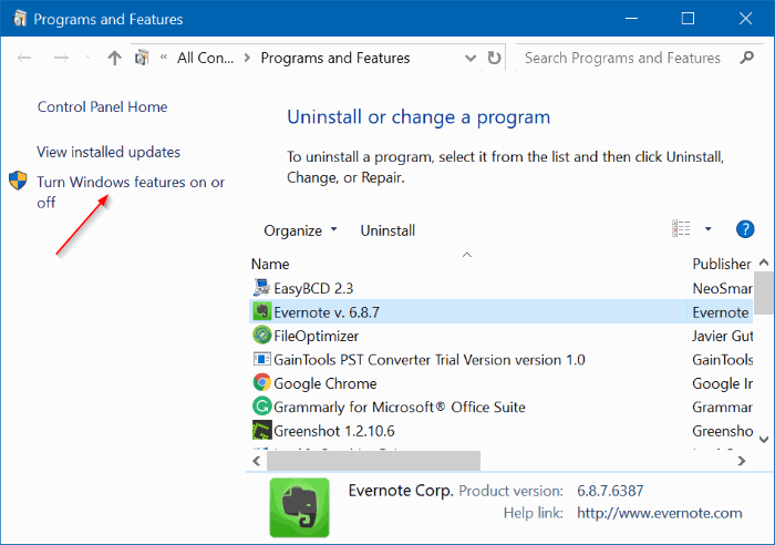 Ativar ou desativar o Microsoft Print To PDF no Windows 10 1 Ativar ou desativar o Microsoft Print para PDF no Windows 10