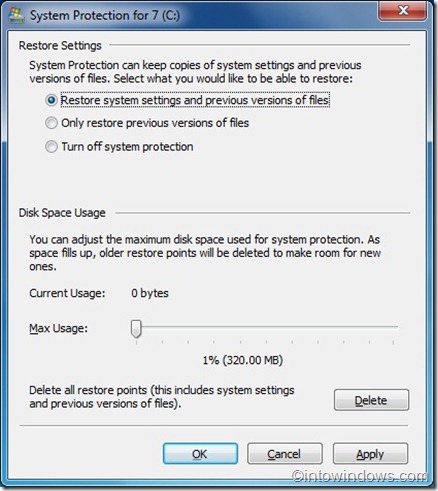 Como ativar o recurso de restauração do sistema no Windows 7