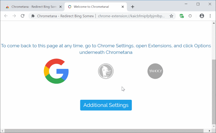 Ativar a pesquisa do Google na pesquisa da barra de tarefas do Windows 10