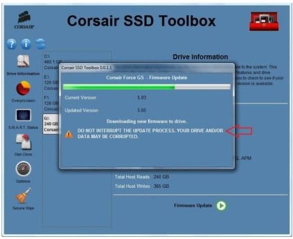 Como atualizar o firmware do SSD Corsair