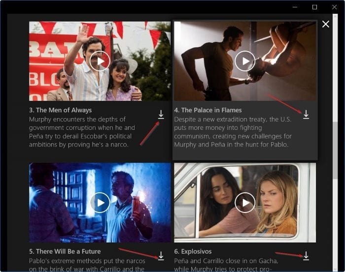 Baixe filmes e programas de TV da Netflix usando o aplicativo Netflix