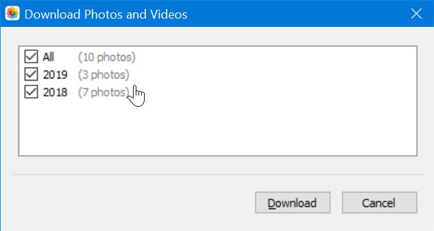 Como baixar fotos do iCloud para PC com Windows 10 12 Baixe todas as fotos do iCloud para o Windows 10