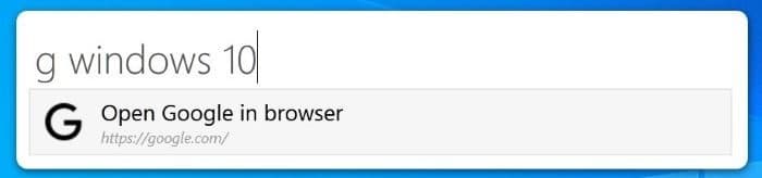 barra de pesquisa de estilo macOS para Windows 10