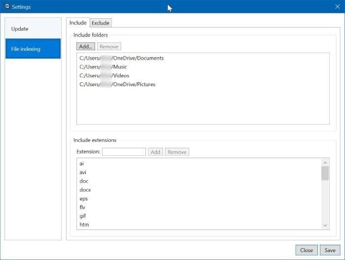 barra de pesquisa de estilo macOS para Windows 10