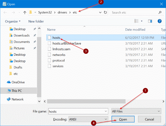 Como bloquear sites no seu PC com Windows 10 4 Bloqueie sites editando manualmente o arquivo hosts no Windows 10