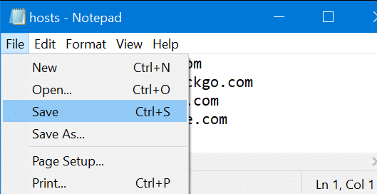 Como bloquear sites no seu PC com Windows 10 6 Bloqueie sites editando manualmente o arquivo hosts no Windows 10