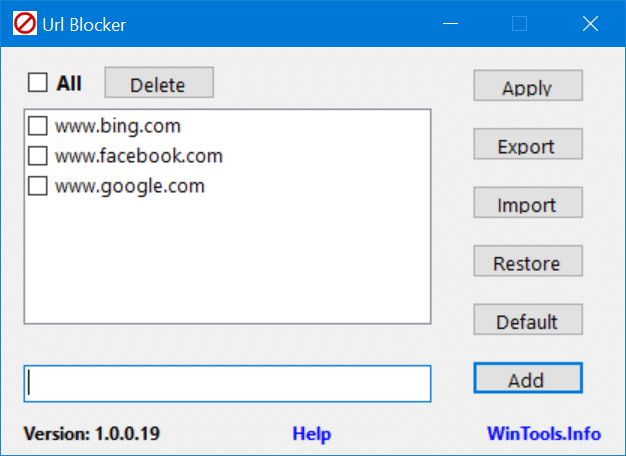 Como bloquear sites no seu PC com Windows 10 7 Use o URL Blocker para bloquear sites no Windows 10