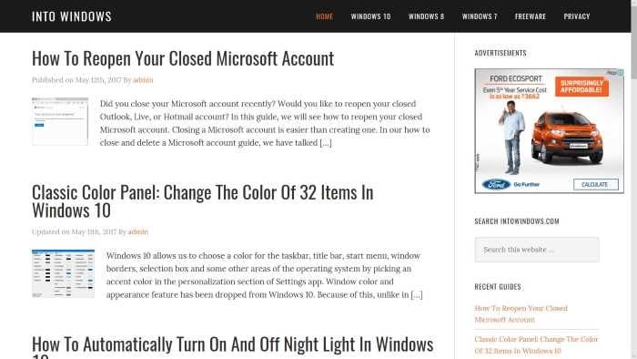 Abrindo o Edge e outros aplicativos no modo de tela cheia