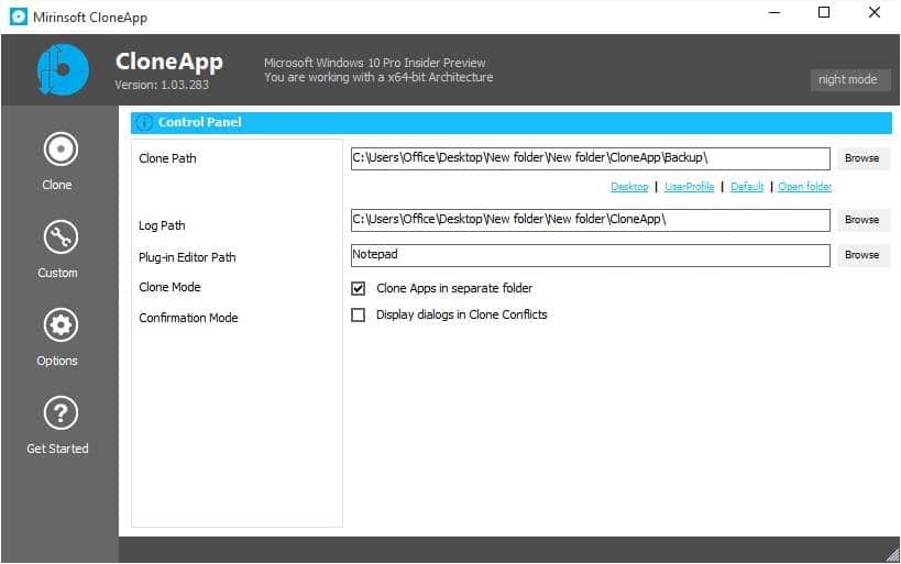 CloneApp grátis para Windows