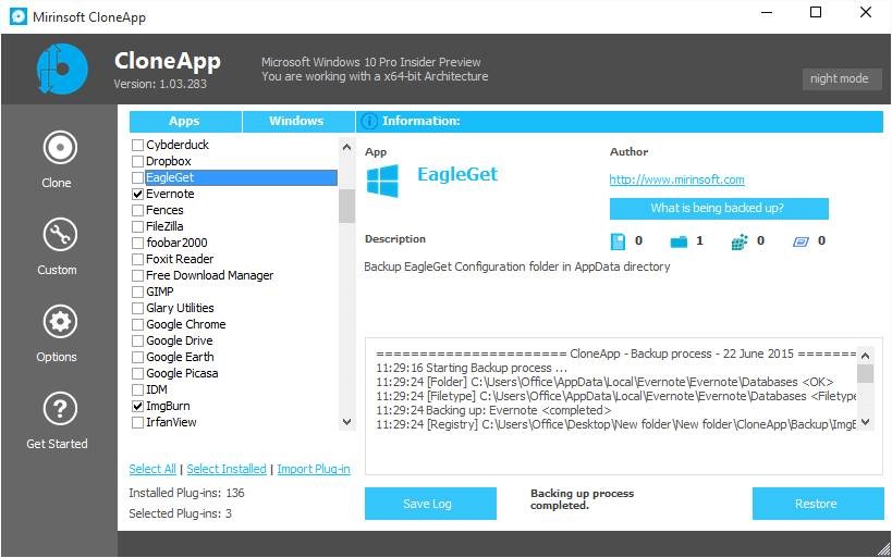 CloneApp grátis para Windows