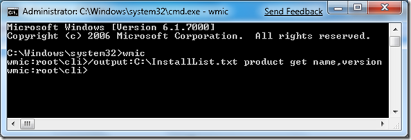 Como obter a lista de aplicativos instalados no Windows 7/10 sem nenhum software