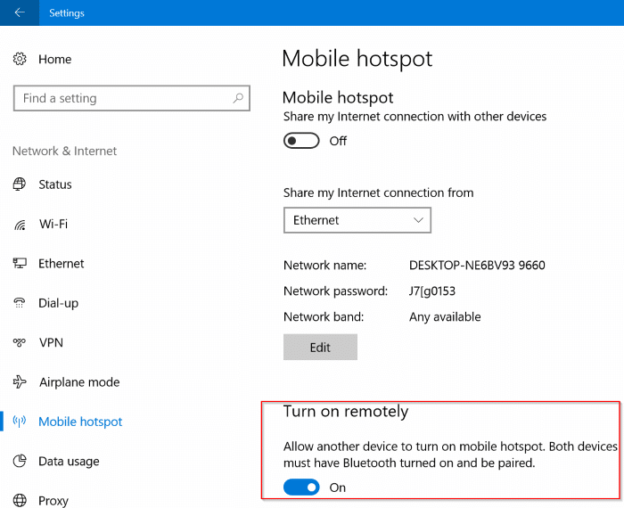Compartilhe sua conexão Ethernet por Wi-Fi no Windows 10 PC