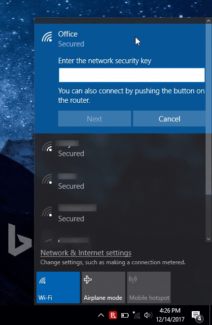 Conecte o PC com Windows 10 à rede Wi-Fi sem digitar a senha 4 Conecte o Windows 10 à rede Wi-Fi usando WPS