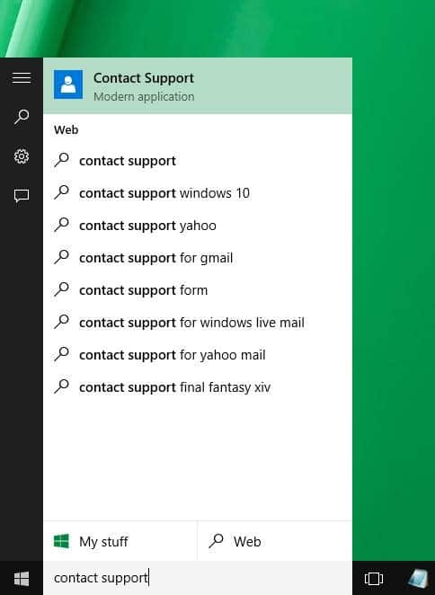 Entre em contato com o suporte da Microsoft via chat no Windows 10