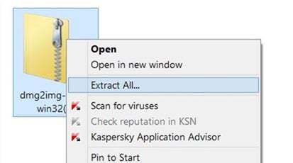 Converter arquivo DMG para ISO usando DMG2IMG (gratuito)