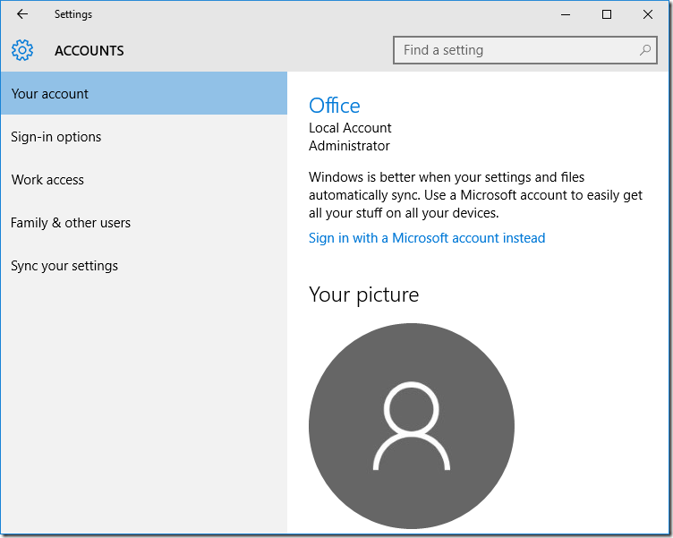 Correção: Cortana não está funcionando no Windows 10 4 Você pode não estar usando a conta da Microsoft