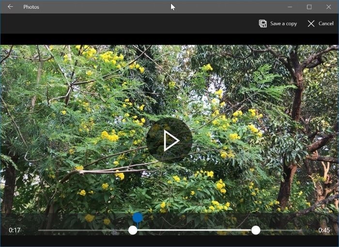 Como cortar arquivos de vídeo no Windows 10 usando o aplicativo Fotos 1 Como cortar arquivos de vídeo no Windows 10 usando o aplicativo Fotos